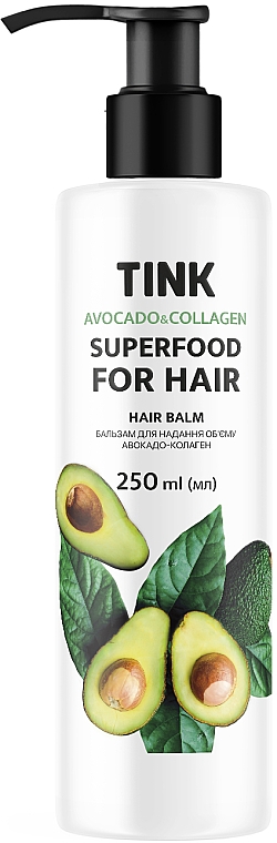 Balsam zwiększający objętość z awokado i kolagenem	 - Tink SuperFood For Hair Avocado & Collagen Balm — Zdjęcie N1