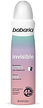 Dyskretny dezodorant w sprayu do ciała - Babaria Skin Invisible Deodorant Spray — Zdjęcie N1