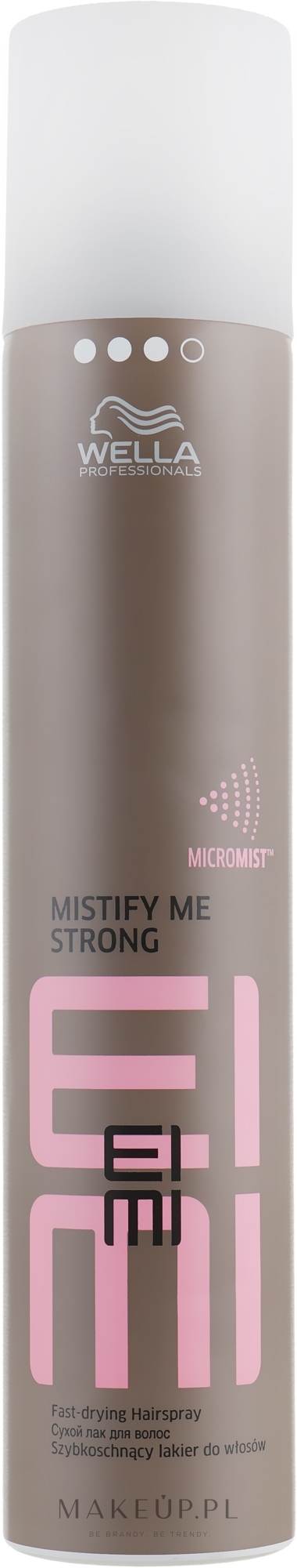 Mocno utrwalający lakier do włosów - Wella Professionals EIMI Mistify Me Strong Hairspray — Zdjęcie 300 ml