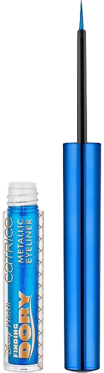 Metaliczny eyeliner w płynie - Catrice Disney Pixar Finding Dory Metallic Eyeliner — Zdjęcie N1