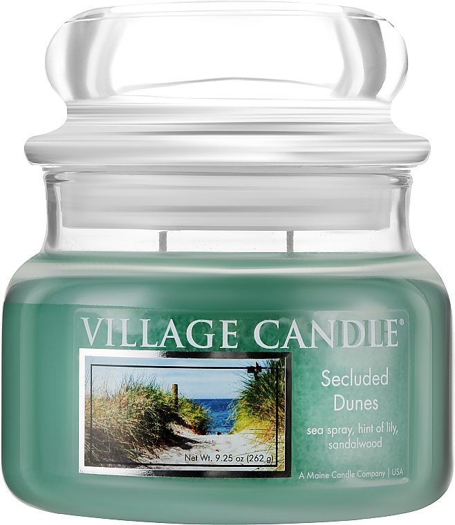 Świeca zapachowa w słoiczku Zaciszne Wydmy - Village Candle Secluded Dunes — Zdjęcie N1