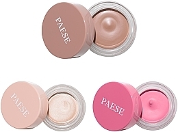 Zestaw - Paese Kiss My Cheeks (Cold) (blush/4g + bronzer/12g + highlighter/4g) — Zdjęcie N3