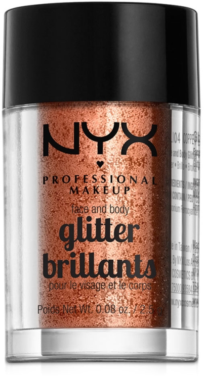 Brokat do twarzy i ciała - NYX Professional Makeup Face & Body Glitter — Zdjęcie N1