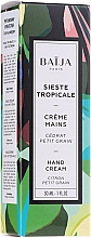 Naturalny krem do rąk - Baïja Sieste Tropicale Hand Cream — Zdjęcie N2