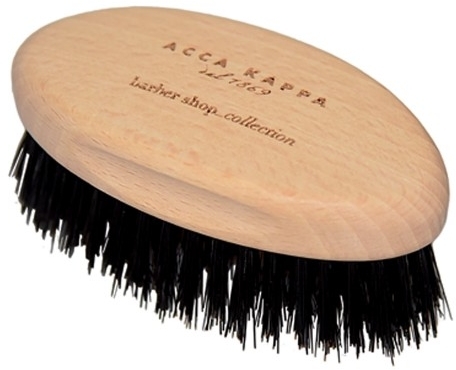 Szczotka do brody z czarnym włosiem - Acca Kappa Beard Brush — Zdjęcie N1
