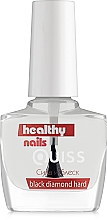 Kup Wzmacniająca odżywka nabłyszczająca do paznokci - Quiss Healthy Nails №12 Black Diamond Hard