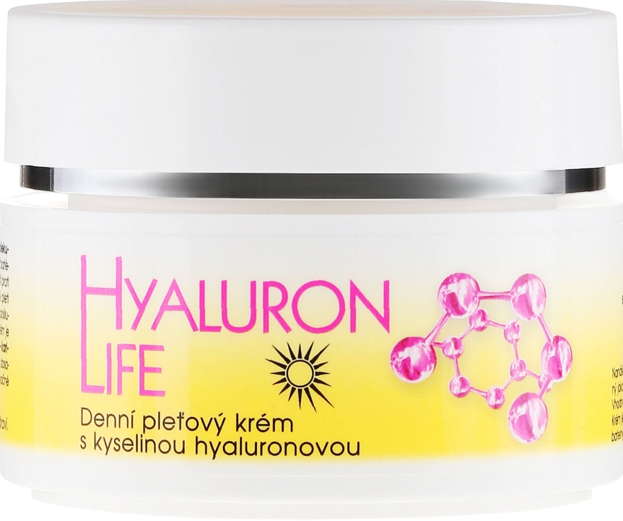 Nawilżający krem do twarzy na dzień z kwasem hialuronowym - Bione Cosmetics Hyaluron Life Cream — Zdjęcie N2