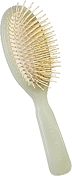 Szczotka do włosów, zielona - Acca Kappa Eye Oval Brush Green — Zdjęcie N1