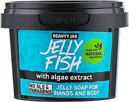 Żelowe mydło do rąk i ciała z ekstraktem z alg - Beauty Jar Jelly Fish Jelly Soap For Hands And Body — Zdjęcie N2