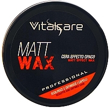 Matowy wosk do stylizacji - Vitalcare Professional Matt Wax — Zdjęcie N1