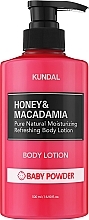 Kup Balsam do ciała - Kundal Honey & Macadamia Body Lotion Baby Powder