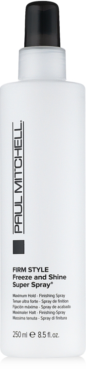 Nabłyszczający spray do stylizacji włosów - Paul Mitchell Firm Style Freeze & Shine Super Spray — Zdjęcie N2