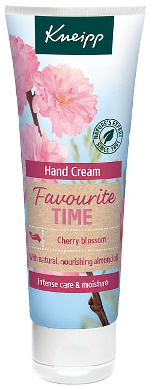 Krem do rąk z olejkiem migdałowym - Kneipp Favourite Time Cherry Blossom Hand Cream — Zdjęcie N1