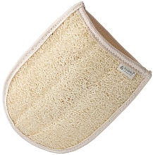 Rękawica do masażu Loofah i bawełna - Hydrea London Organic Egyptian Loofah SPA Mitt — Zdjęcie N2