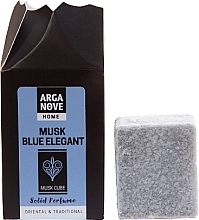 Kostka zapachowa do domu - Arganove Solid Perfume Cube Musk Blue Elegant — Zdjęcie N2