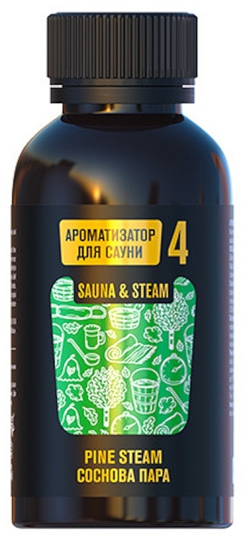 Aromatyzator do sauny Para sosnowa - FBT Golden Pharm 4 Sauna & Steam Pine Steam  — Zdjęcie N1