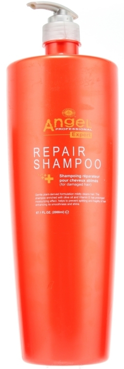 Rewitalizujący szampon do włosów - Angel Professional Paris Expert Hair Repair Shampoo — Zdjęcie N1