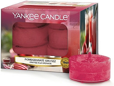 Podgrzewacz zapachowy - Yankee Candle Scented Tea Light Pomegrante Gin Fizz — Zdjęcie N1