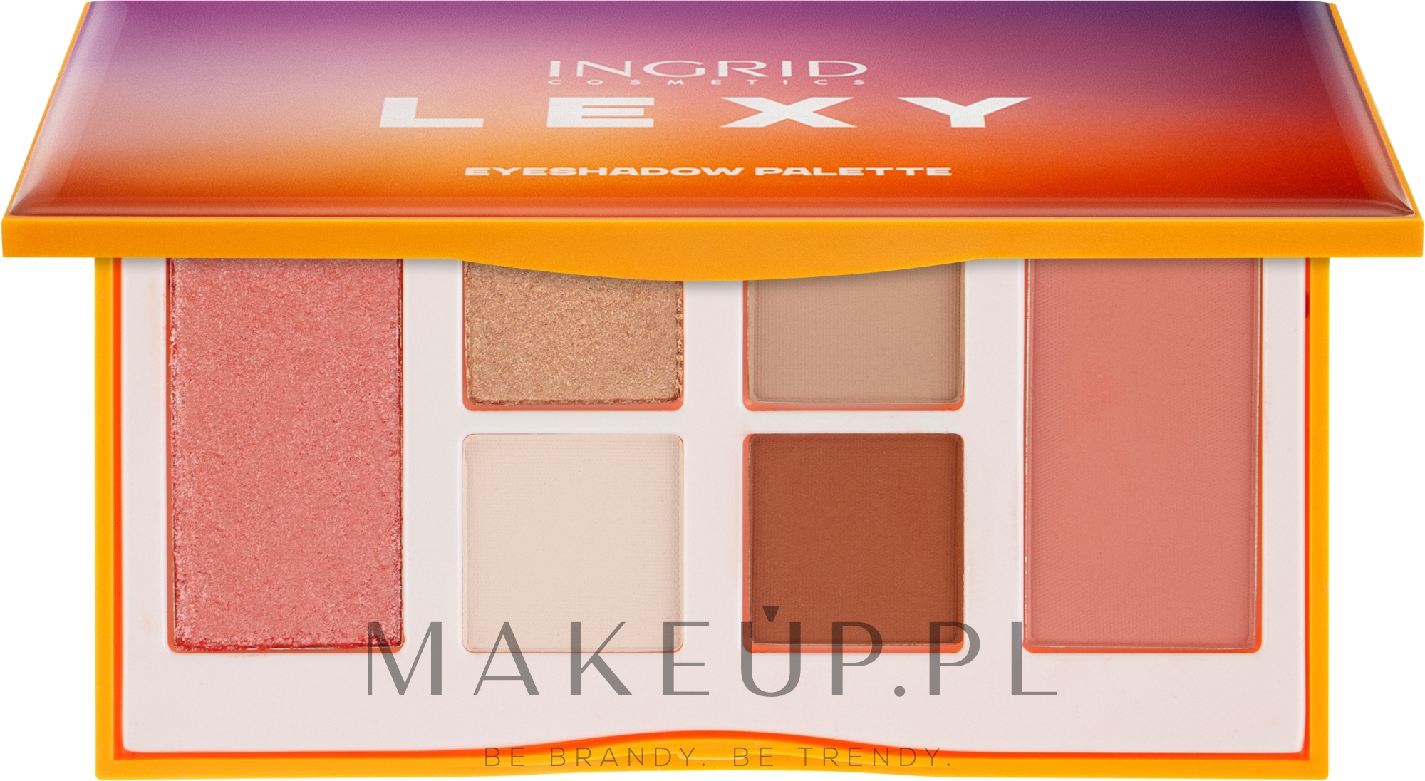 Paleta cieni do powiek - Ingrid Cosmetics Lexy Eyeshadows  — Zdjęcie 01 - Golden Hour