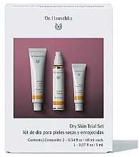 Kup Zestaw do pielęgnacji twarzy - Dr Hauschka Dry Skin (cr/10ml + tonic/10ml + cr/5ml)