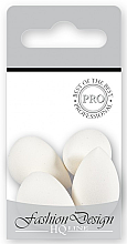 Minigąbki do makijażu, 36781, białe - Top Choice Foundation Sponge Blender — Zdjęcie N1