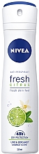 Kup Dezodorant w sprayu - Nivea Anti-Respirant Fresh Citrus Fresh Skin Feel Lime & Bergamot Orange Scent