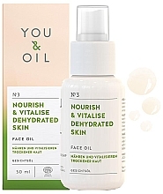 Kup PRZECENA! Olejek do twarzy Odżywienie i regeneracja - You & Oil Nourish & Vitalise Dehydrated Skin Face Oil	 *