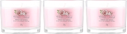 Zestaw - Yankee Candle Fresh Cut Roses (candle/3x37g) — Zdjęcie N2