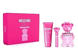 Moschino Toy 2 Bubble Gum - Zestaw (edt/100 ml + b/lot/100 ml+EDP/10 ml) — Zdjęcie N1