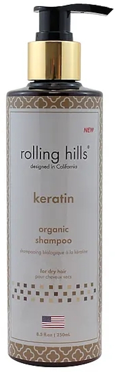 Szampon do włosów z keratyną - Rolling Hills Keratin Organic Shampoo — Zdjęcie N1
