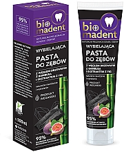 Kup Wybielająca pasta do zębów z węglem drzewnym z bambusa i ekstraktem z fig - Bio Madent