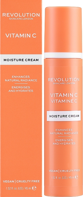 Nawilżający krem do twarzy z witaminą C - Revolution Skincare Vitamin C Moisture Cream — Zdjęcie N2