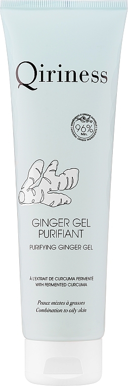 Oczyszczający żel do mycia - Qiriness Purifying Ginger Gel — Zdjęcie N1