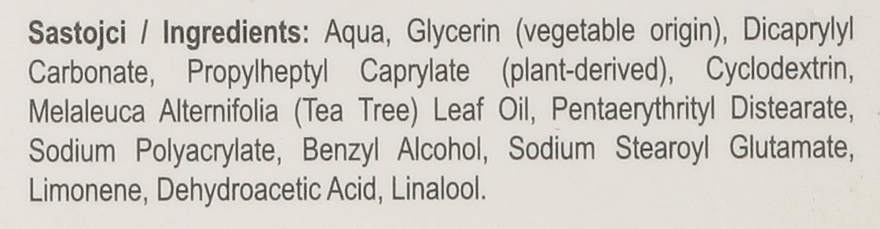 Krem do twarzy z olejkiem herbacianym - Nikel Cream With Tea-Tree — Zdjęcie N4