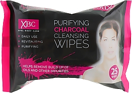 Chusteczki nawilżane do demakijażu Węgiel aktywowany - Xpel Marketing Ltd Body Care Purifying Charcoal Cleansing Facial Makeup Remover — Zdjęcie N1