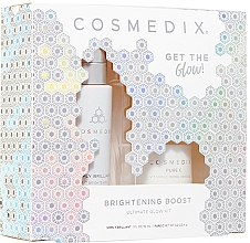 Kup Zestaw - Cosmedix Brightening Boost Ultimate Glow Kit (f/ser 30 ml + f/powder 6 g )