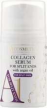 Serum kolagenowe do rozdwojonych końcówek - A1 Cosmetics For Split Ends Collagen Serum With Argan Oil — Zdjęcie N1