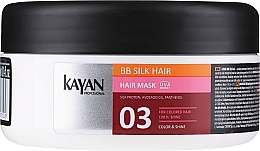 Kup Wygładzająca maska do włosów farbowanych - Kayan Professional BB Silk Hair Mask