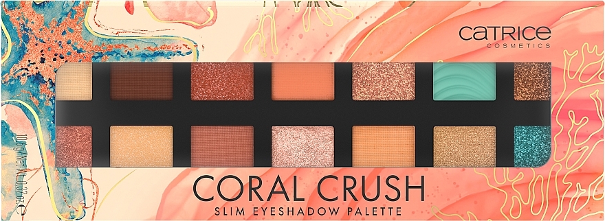 Paleta cieni do powiek - Catrice Coral Crush Slim Eyeshadow Palette — Zdjęcie N2