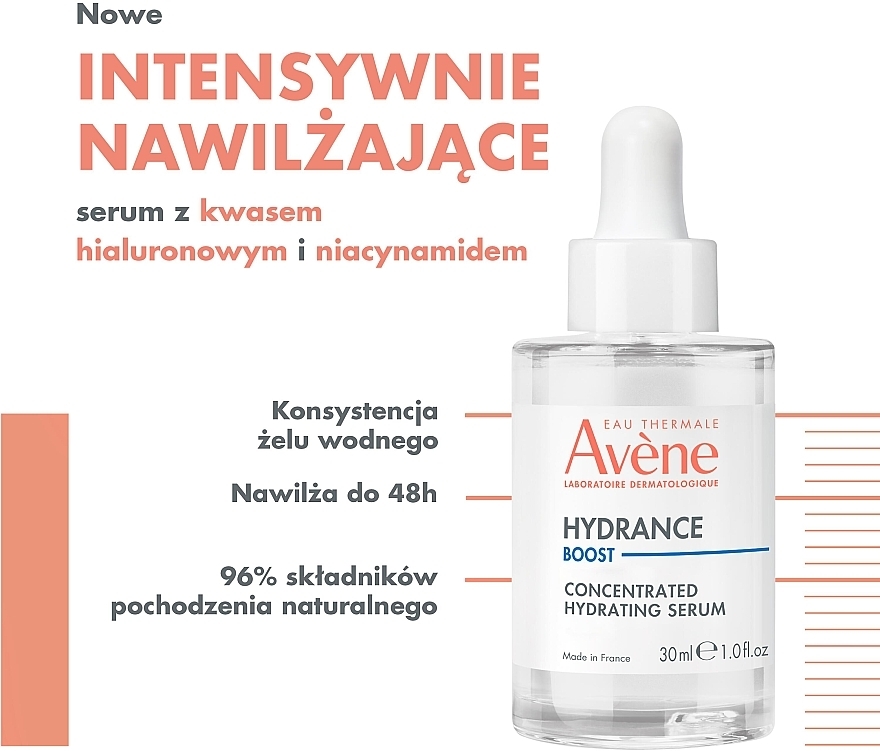 Skoncentrowane serum nawilżające do twarzy - Avene Hydrance Boost — Zdjęcie N6