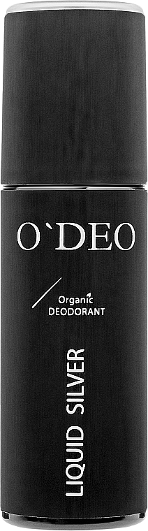 Organiczny dezodorant dla mężczyzn - O'Deo Organic DEOdorant For Men Liquid Silver — Zdjęcie N1