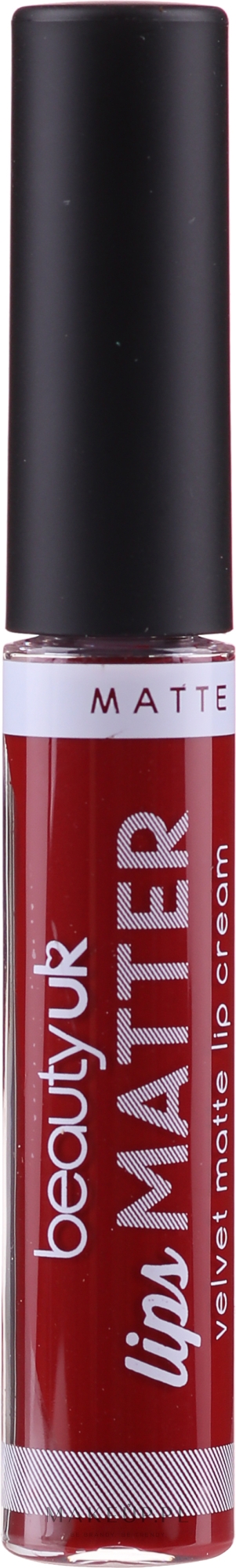 Matowa pomadka w płynie - Beauty UK Lips Matter Velvet Matte Lip Cream — Zdjęcie 1 - Bond Mrs Bond