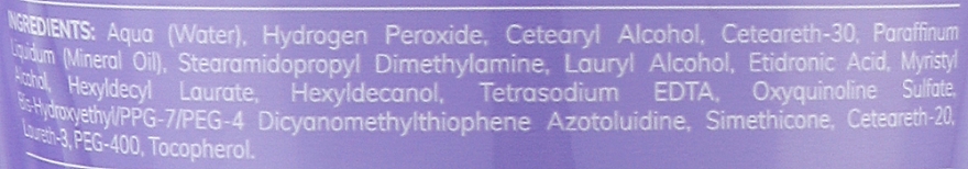 Fioletowy utleniacz w kremie 7,5% (25 vol) - Fanola No Yellow Purple Oxidizing Cream (25 Vol) — Zdjęcie N2