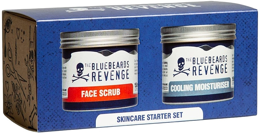 Zestaw - The Bluebeards Revenge Skincare Starter Set (f/sc/150ml + f/cr/150ml)  — Zdjęcie N1