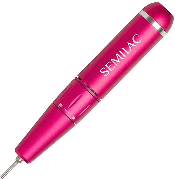 Frezarka do paznokci, różowa - Semilac Mini Pen — Zdjęcie N1