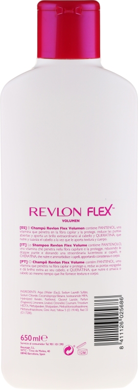 Szampon dodający włosom objętości - Revlon Flex Volumising Shampoo — Zdjęcie N2