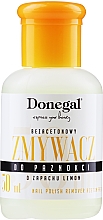 Zmywacz do paznokci z witaminą E Cytryna - Donegal Nail Polish Remover — Zdjęcie N1