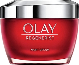 Nawilżający krem przeciwzmarszczkowy na noc - Olay Regenerist Night Cream — Zdjęcie N1