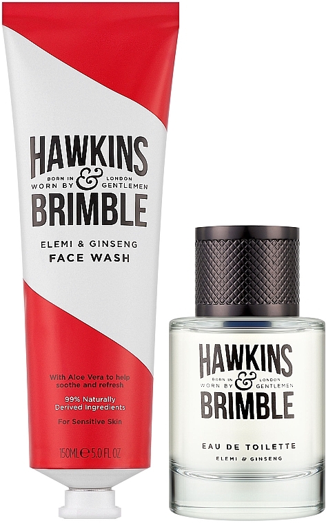 Hawkins & Brimble Elemi & Ginseng - Zestaw (edt/50ml + f/wash/150ml) — Zdjęcie N2