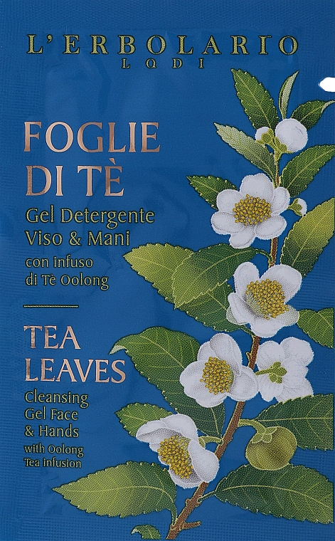 L'Erbolario Tea Leaves Cleansing Gel Face & Hands - Żel do twarzy i dłoni — Zdjęcie N1